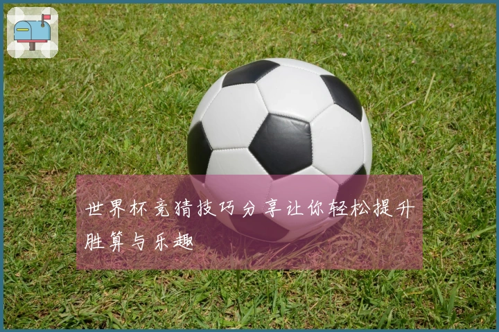 世界杯竞猜技巧分享让你轻松提升胜算与乐趣