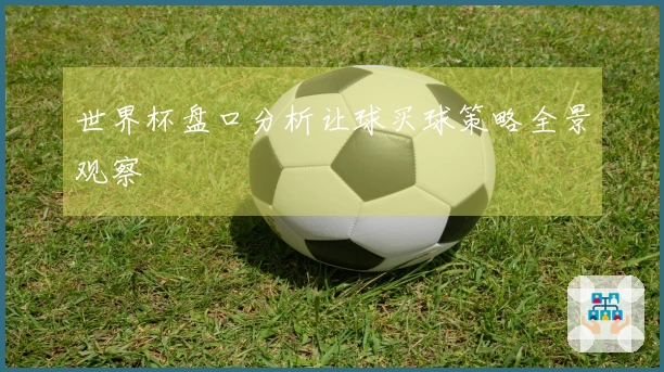 世界杯盘口分析让球买球策略全景观察